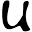 u