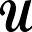 u