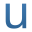 u