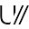 u