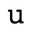 u