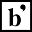 b