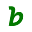 b