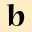 b