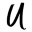 u