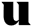 u