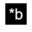 b