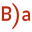 b