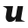 u