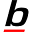 b