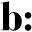 b
