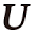 u