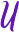 u