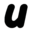 u
